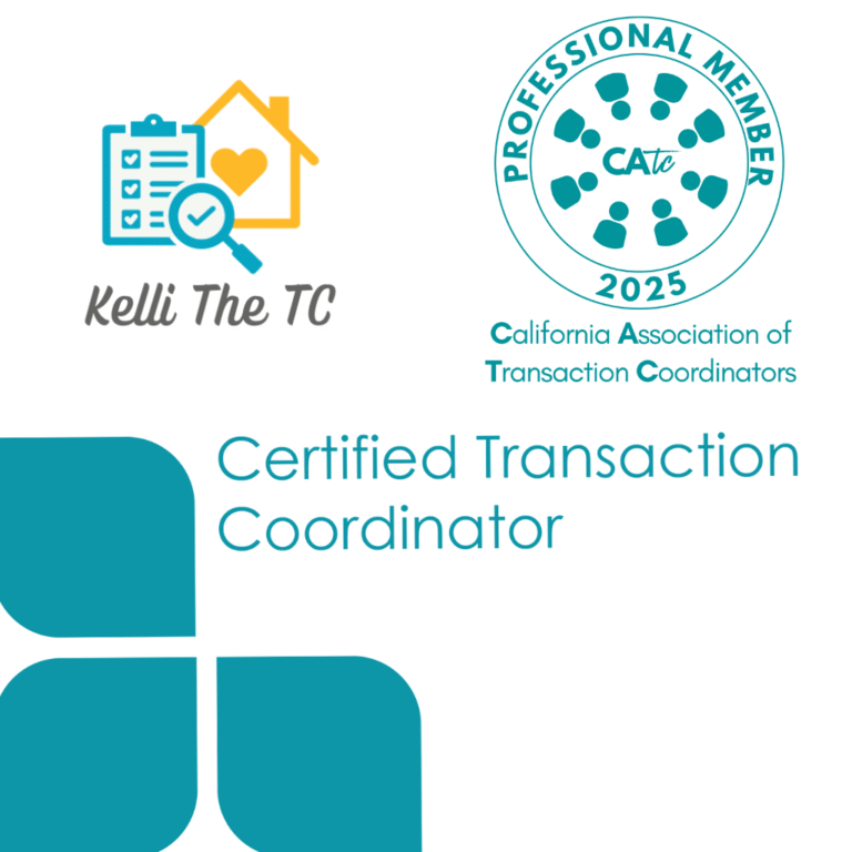 Kelli The TC Logo, The CATC Association Logo, Certified Transaction Coordinator Logo